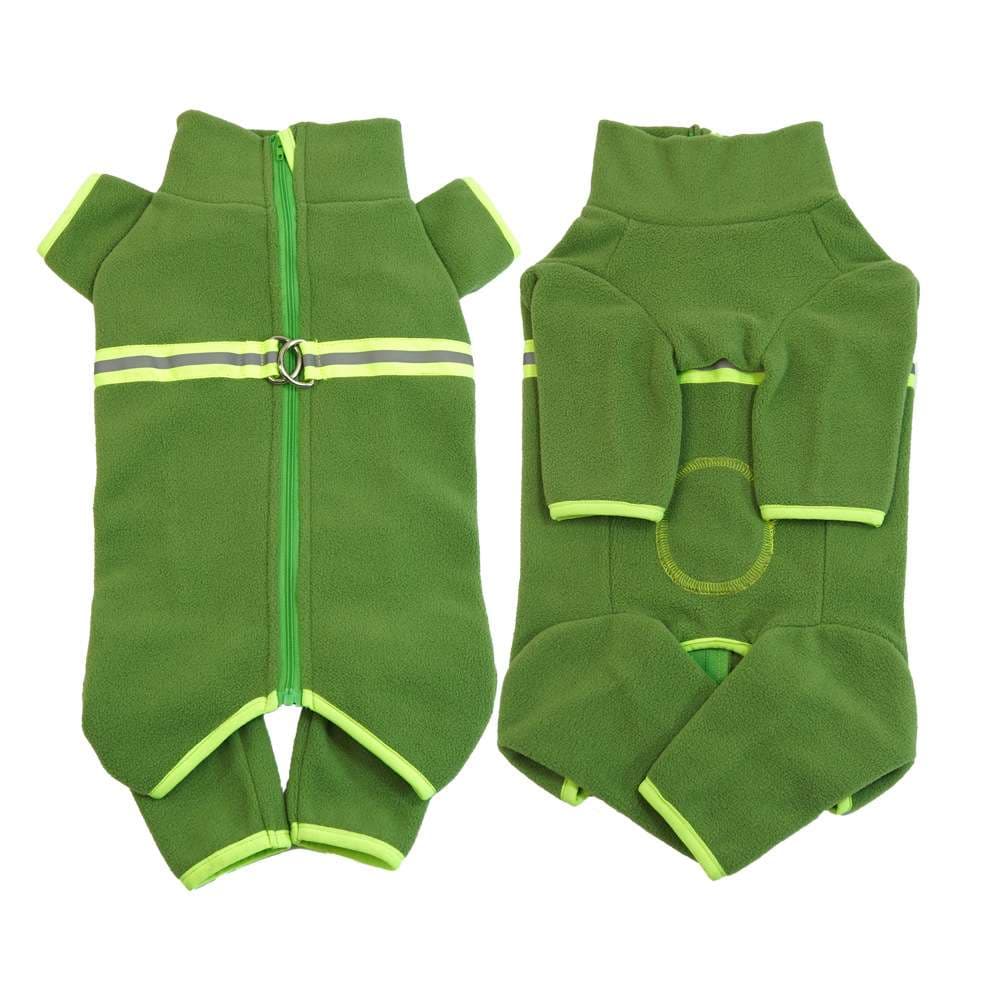 犬服 小型犬用フルカバーフリースジャンパー