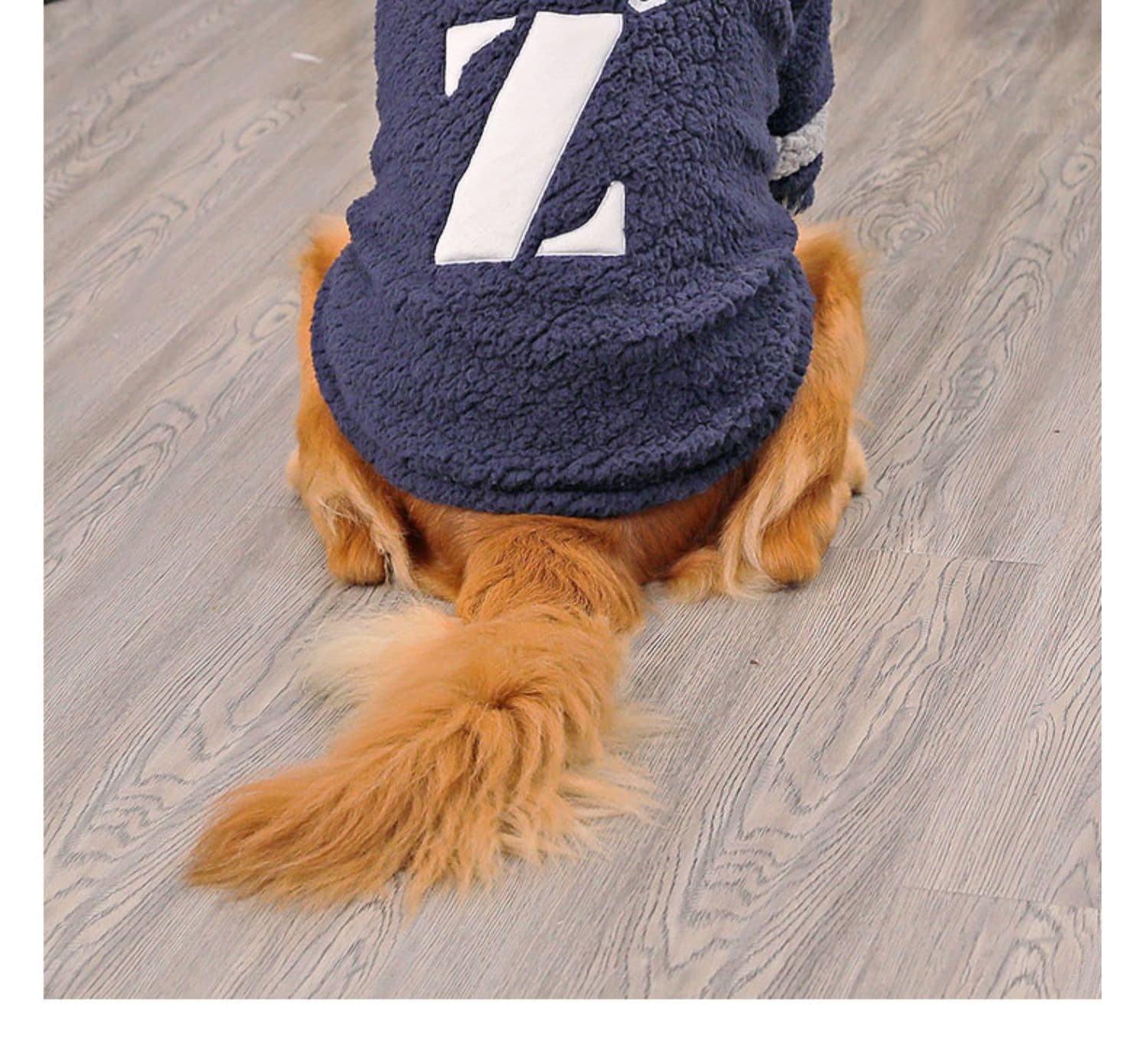 犬服 ストリート荷物タグパーカー