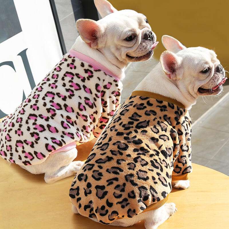 犬服 モコモコ柄ワンピース 小型犬用