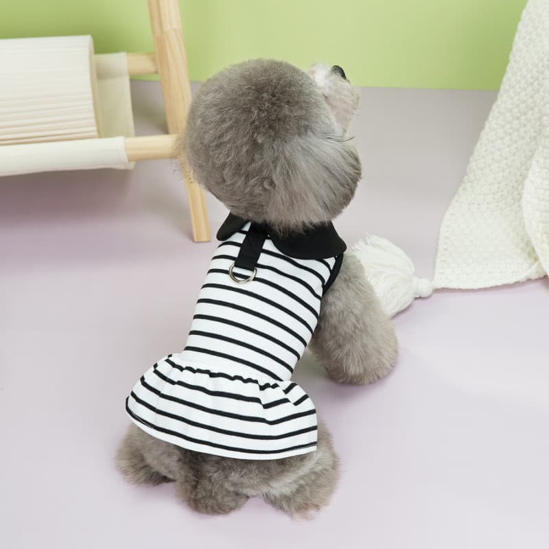 夏新作 ボーダー柄 犬服 可愛いワンちゃん用おしゃれ服