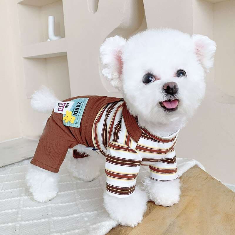 犬服 ふわもこワンちゃん用オシャレオーバーオール
