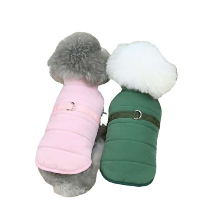 犬服 ふわもこ ペット用 ダウンベスト