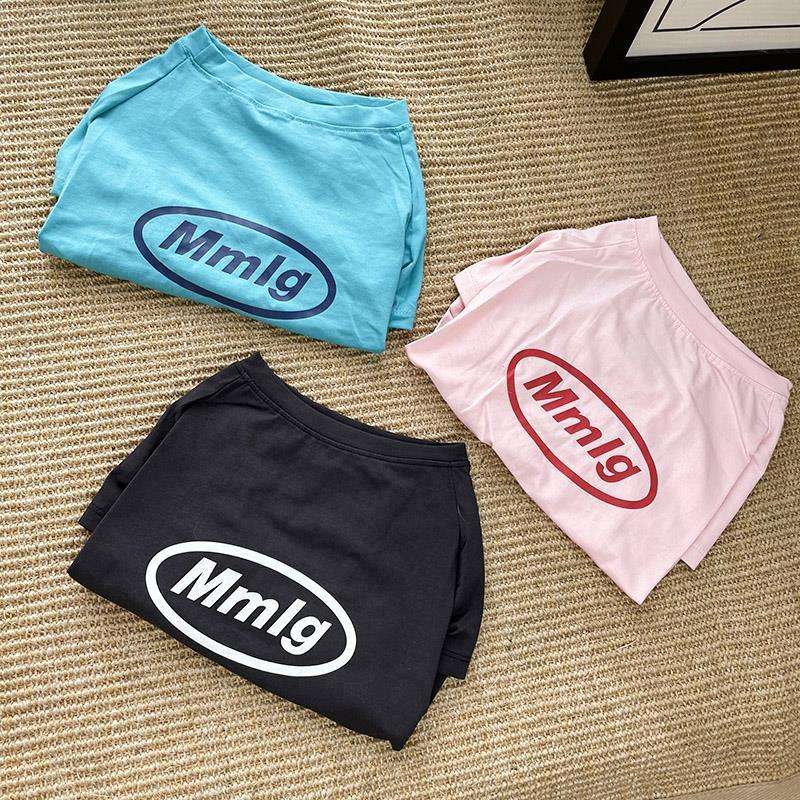 犬服 レトロ調Tシャツ